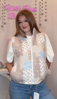 Western Quilted Puffer Vest