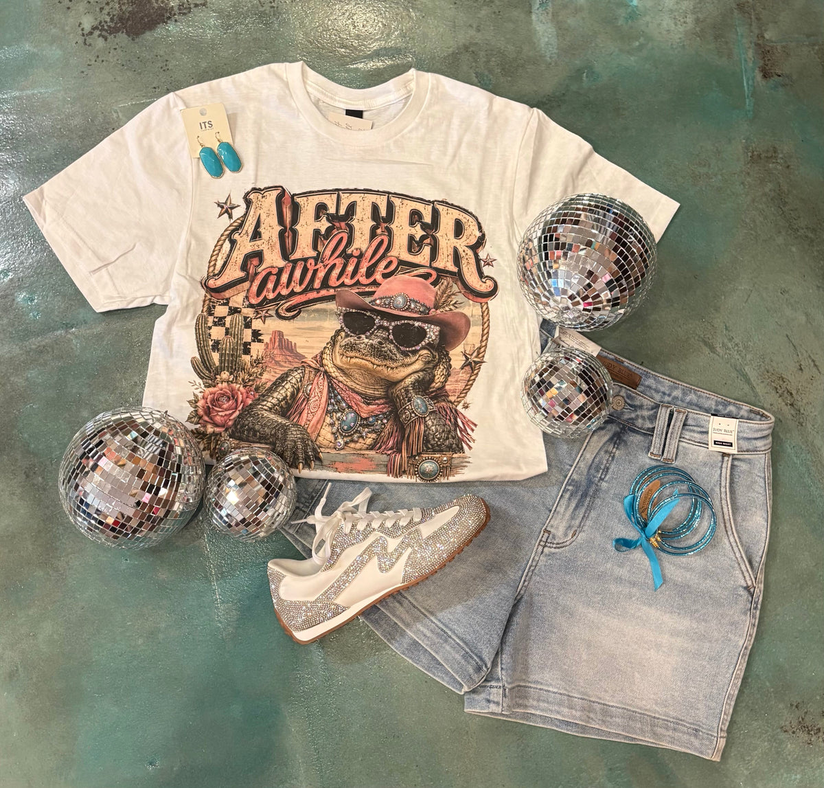 Wild Horse Boutique After Awhile Crocodile T-Shirt