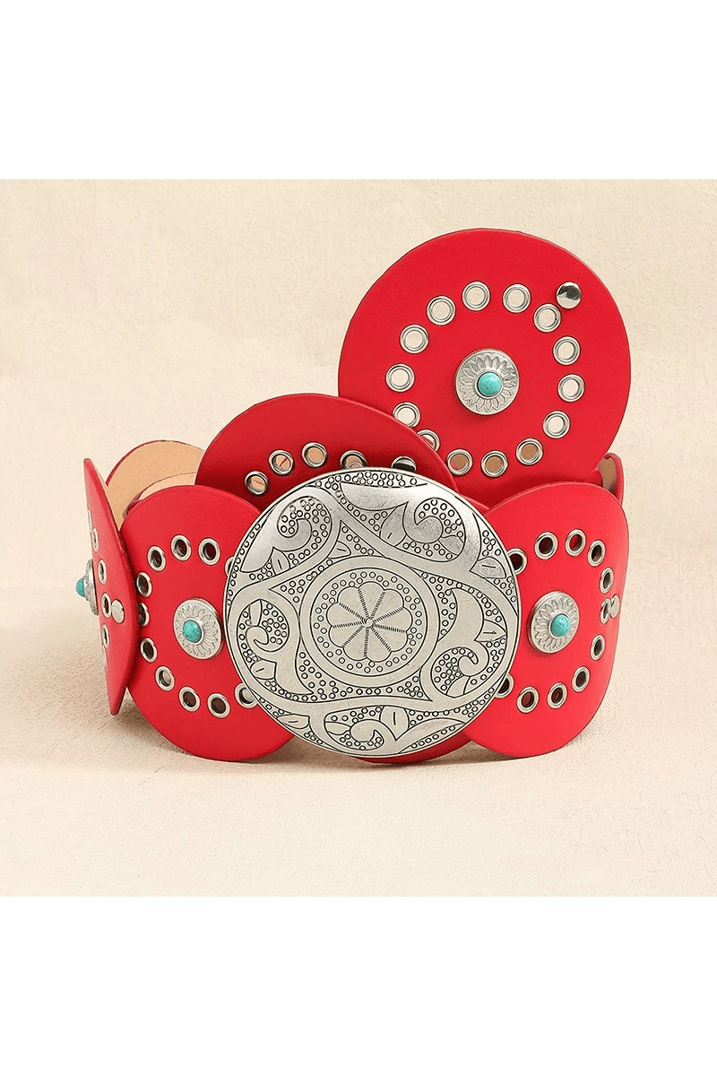 Wild Horse Boutique Belts Western Circle Belt