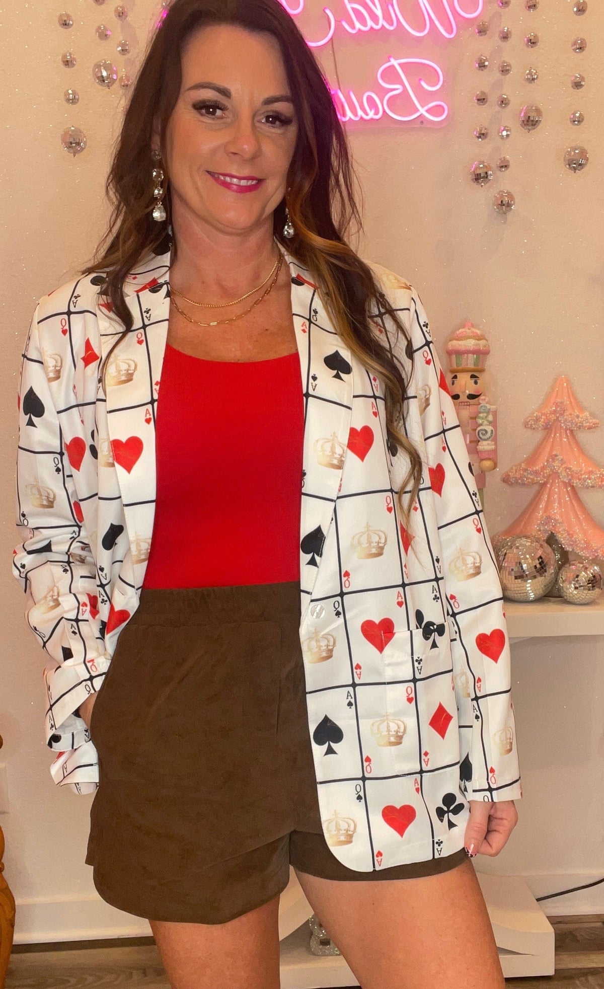 Wild Horse Boutique Blazer The Queen of Hearts Blazer