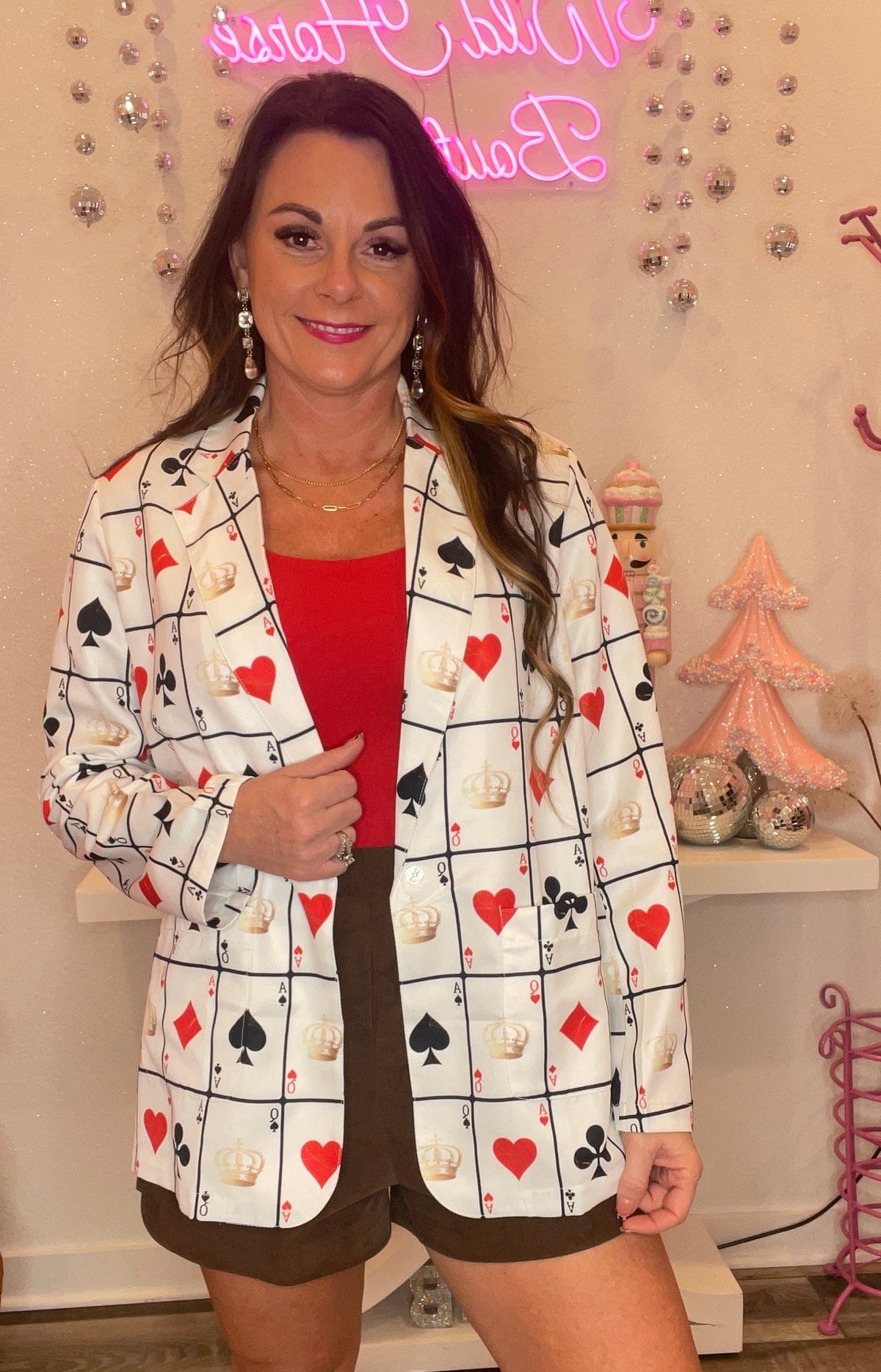 Wild Horse Boutique Blazer The Queen of Hearts Blazer