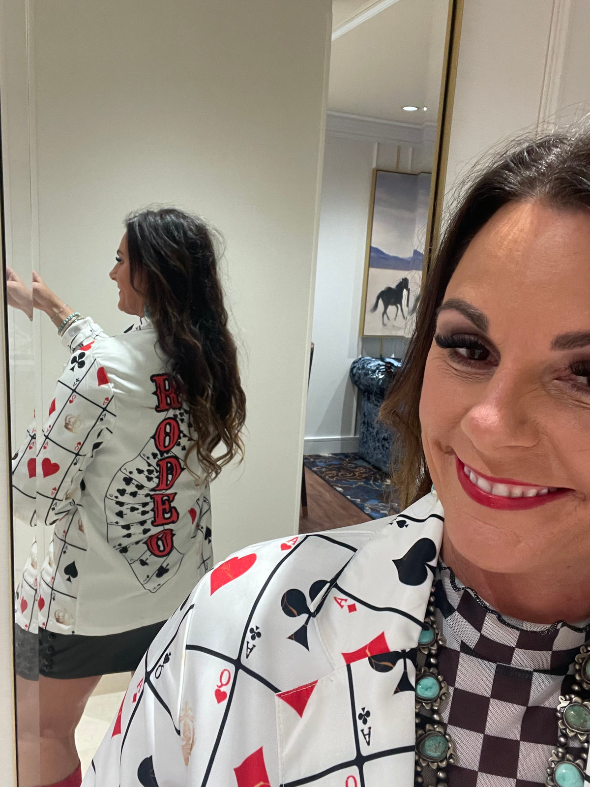 Wild Horse Boutique Blazer The Queen of Hearts Blazer
