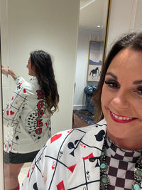Wild Horse Boutique Blazer The Queen of Hearts Blazer
