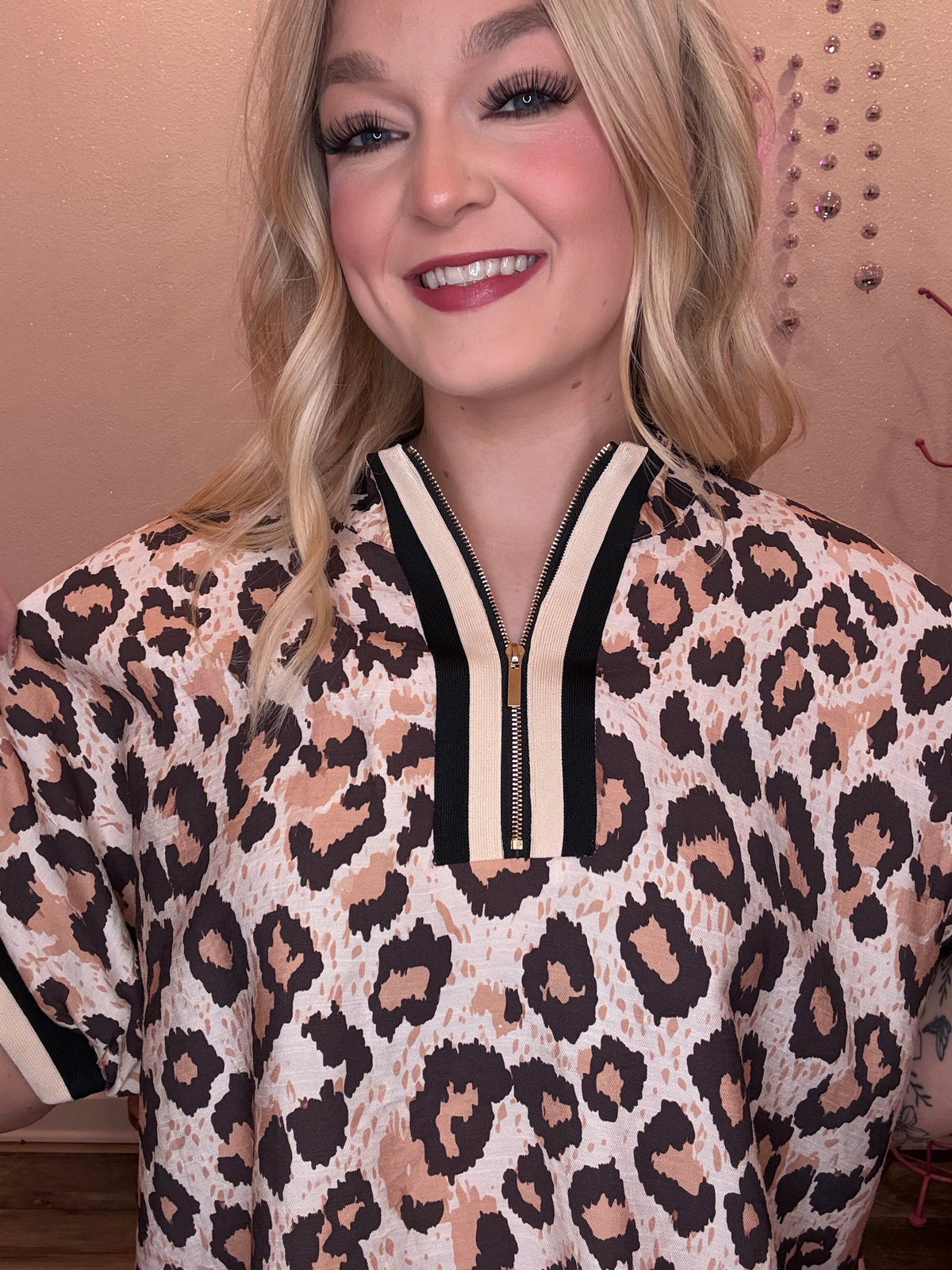 Wild Horse Boutique Blouse Leopard Blouse