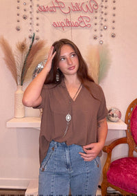 Wild Horse Boutique Blouse The Dottie Blouse