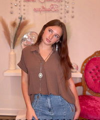 Wild Horse Boutique Blouse The Dottie Blouse