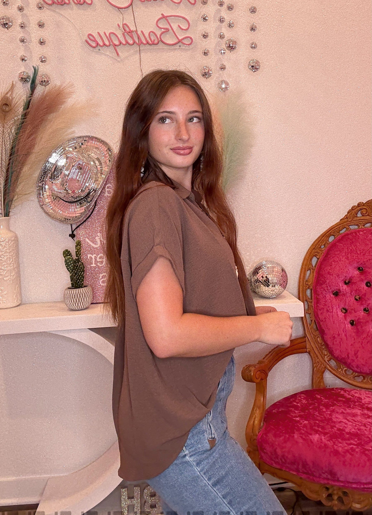 Wild Horse Boutique Blouse The Dottie Blouse
