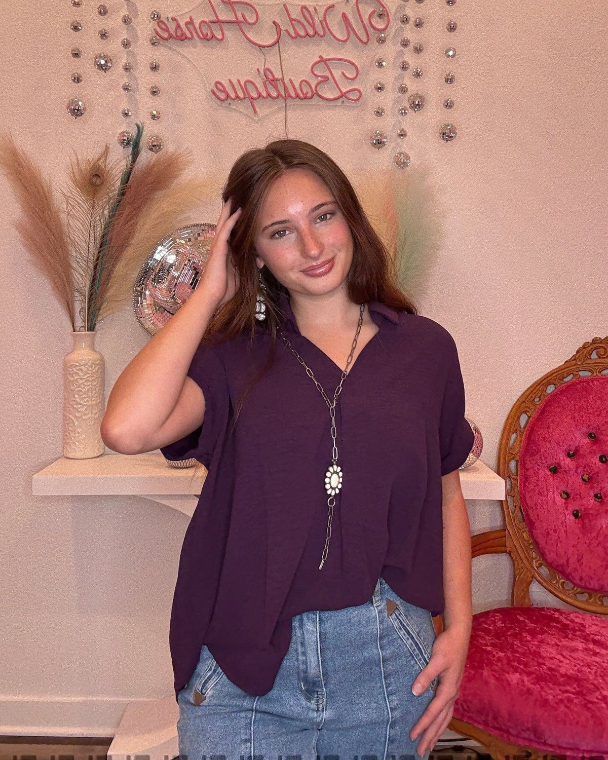 Wild Horse Boutique Blouse The Dottie Blouse