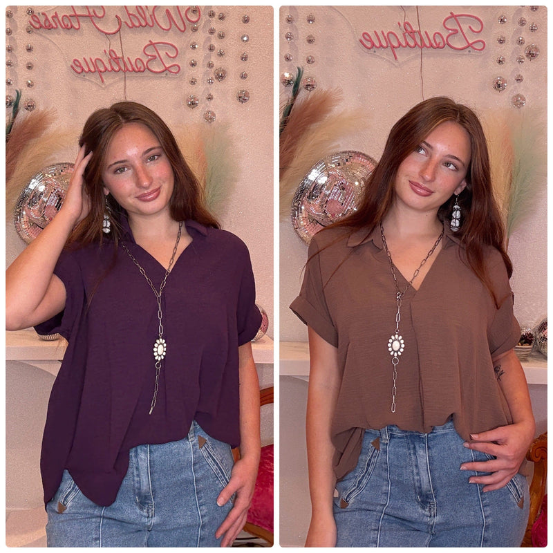 Wild Horse Boutique Blouse The Dottie Blouse