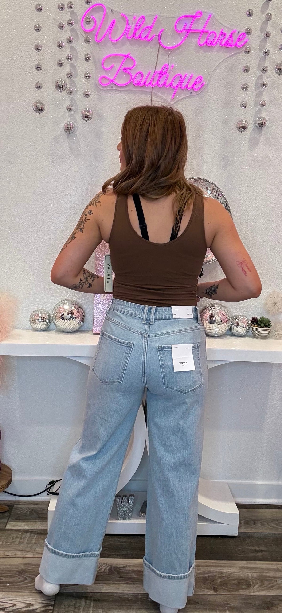 Wild Horse Boutique Bottoms Kris Light Denim Jeans