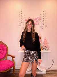 Wild Horse Boutique Bottoms Leopard Skort