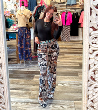 Wild Horse Boutique Bottoms The Cowboy Blue Trousers
