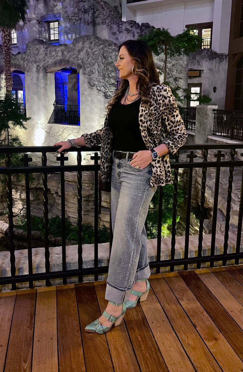 Wild Horse Boutique Bottoms The Denim Rhinestone Jeans