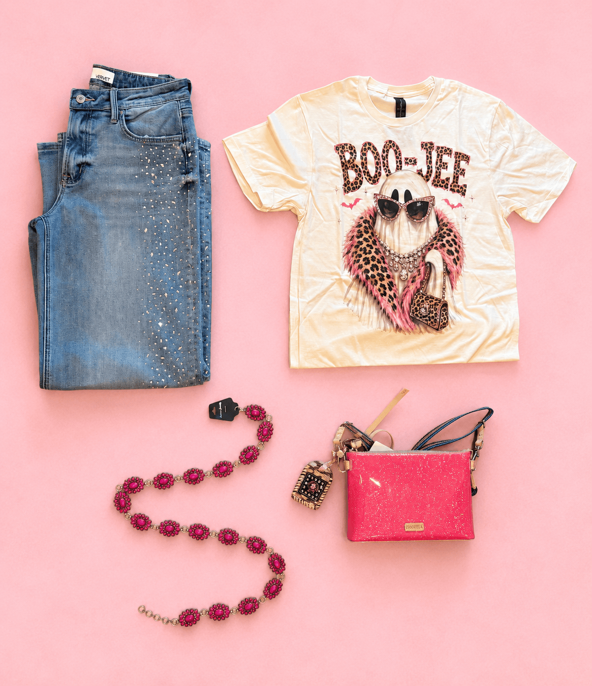 Wild Horse Boutique Bottoms The Denim Rhinestone Jeans