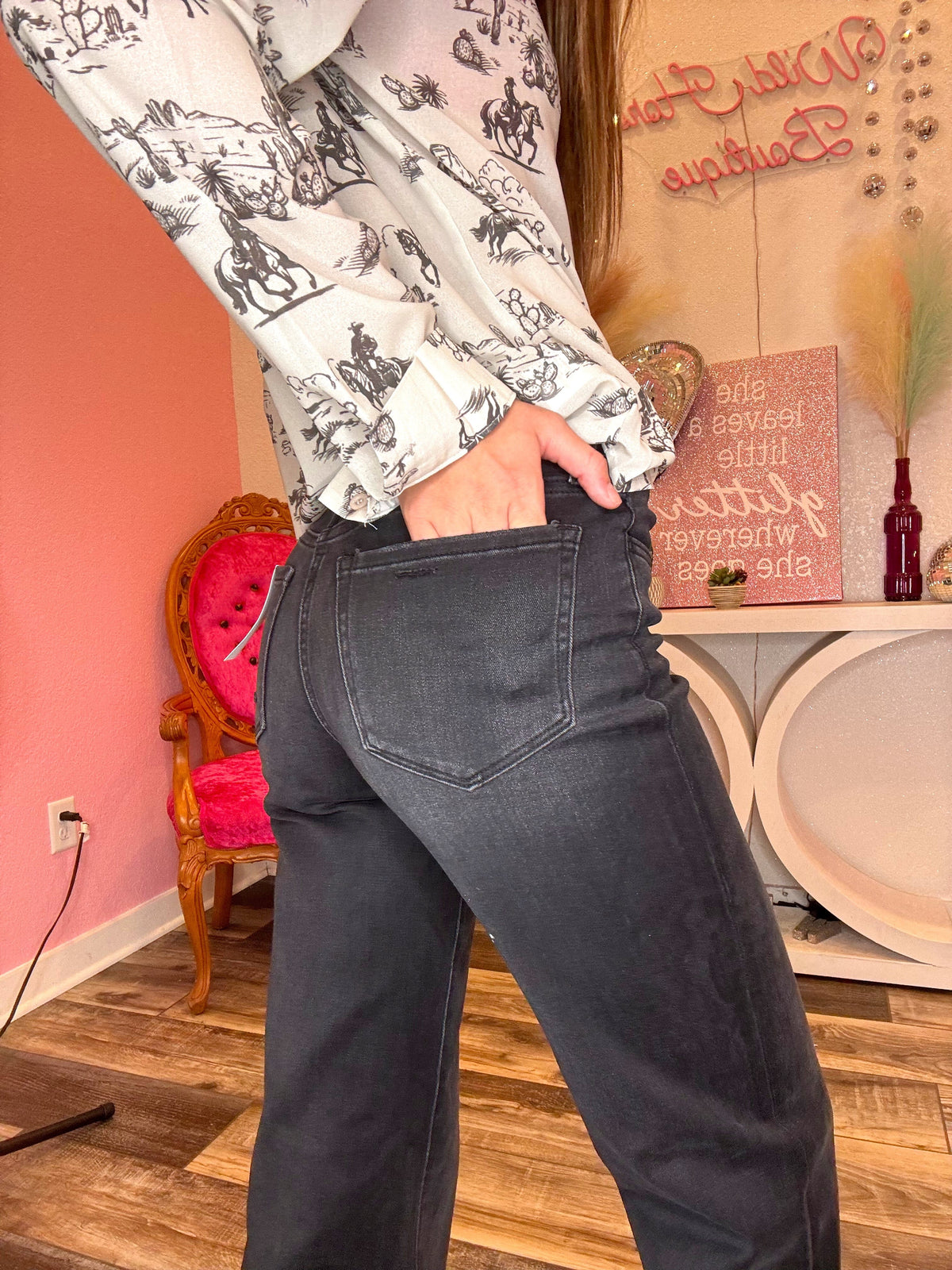 Wild Horse Boutique Bottoms The Glam Jeans