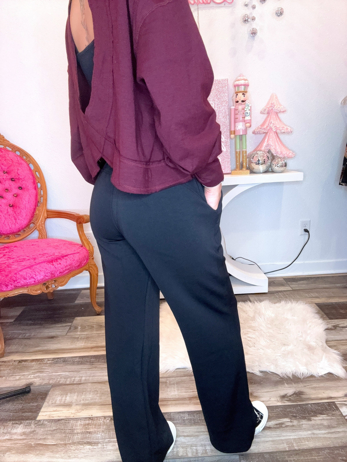 Wild Horse Boutique Bottoms Wide Leg SweatPants