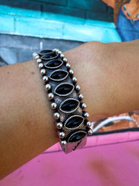 Wild Horse Boutique Bracelets Cabochon Stone Cuff