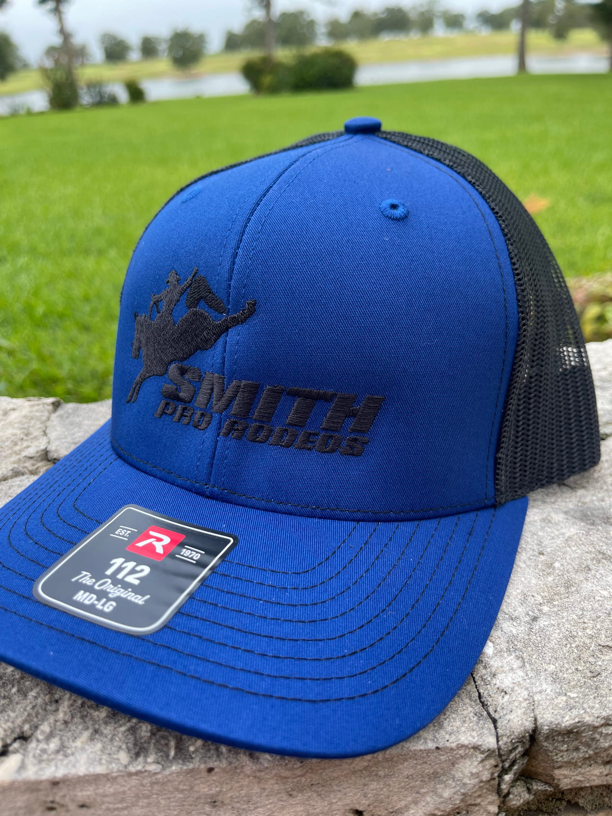 Wild Horse Boutique Cap Blue and Black Smith Pro Rodeo Caps