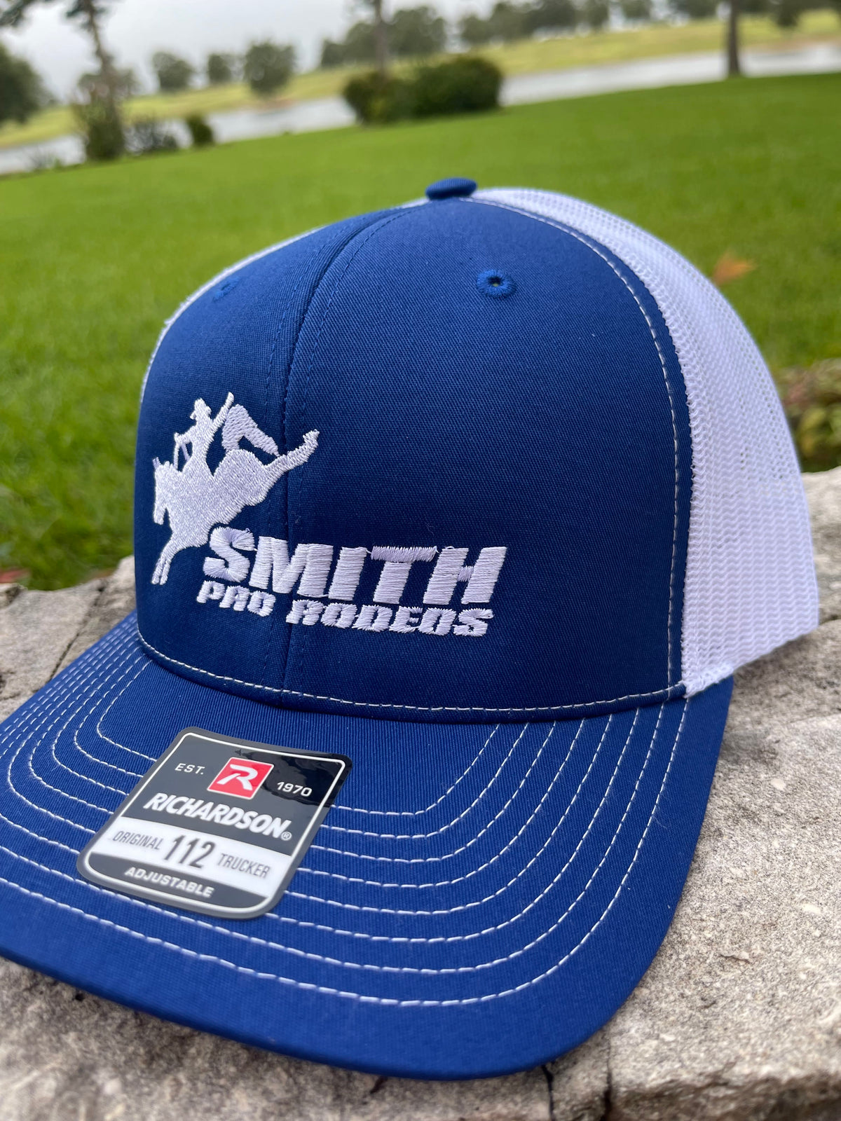 Wild Horse Boutique Cap Blue and White Smith Pro Rodeo Caps