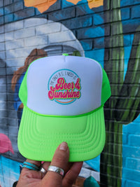Wild Horse Boutique Cap The Beer and Sunshine Cap