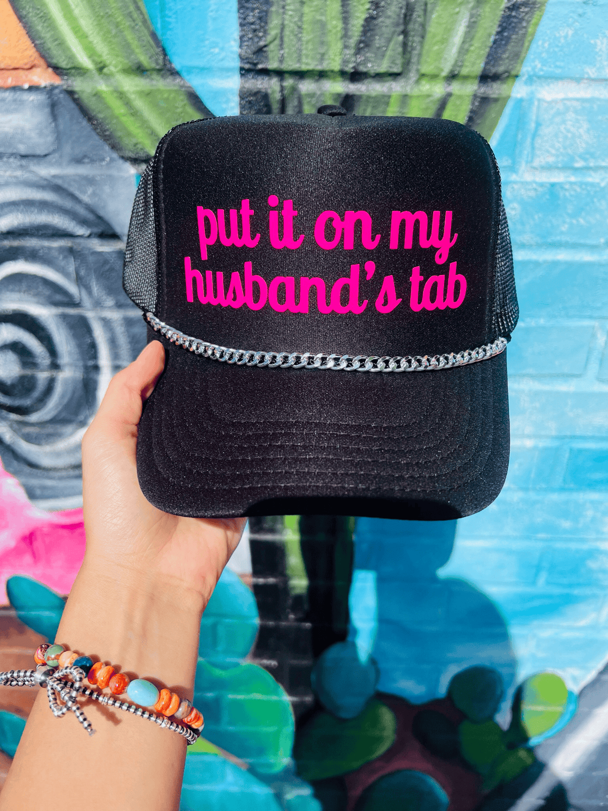 Wild Horse Boutique Cap The Put it on my Husband’s Tab Cap