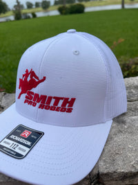 Wild Horse Boutique Cap White and Red Smith Pro Rodeo Caps