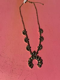 Wild Horse Boutique Copper, Gold, or Silver Squash Blossom