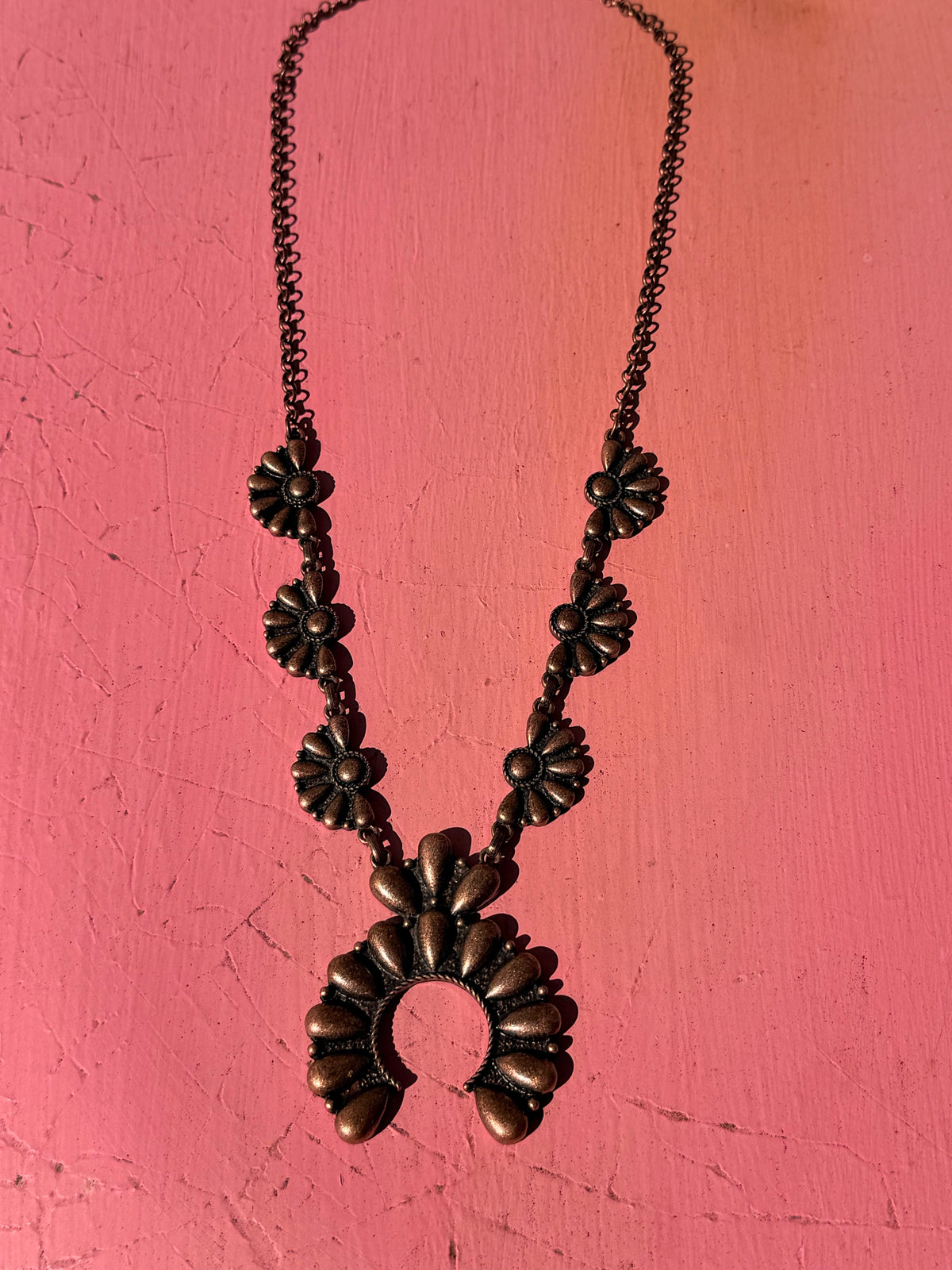 Wild Horse Boutique Copper, Gold, or Silver Squash Blossom