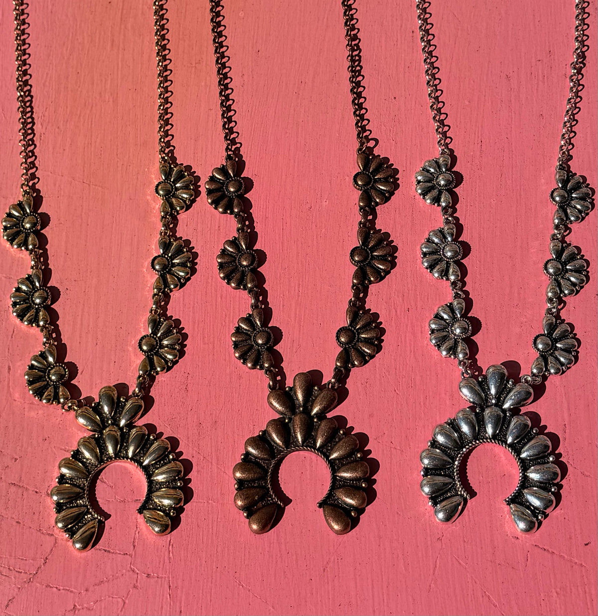 Wild Horse Boutique Copper, Gold, or Silver Squash Blossom