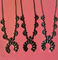 Wild Horse Boutique Copper, Gold, or Silver Squash Blossom