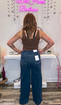 Wild Horse Boutique Dark Wash Jesse Palazzo Jean