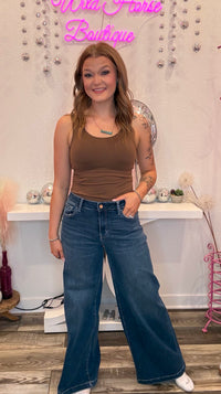Wild Horse Boutique Dark Wash Jesse Palazzo Jean