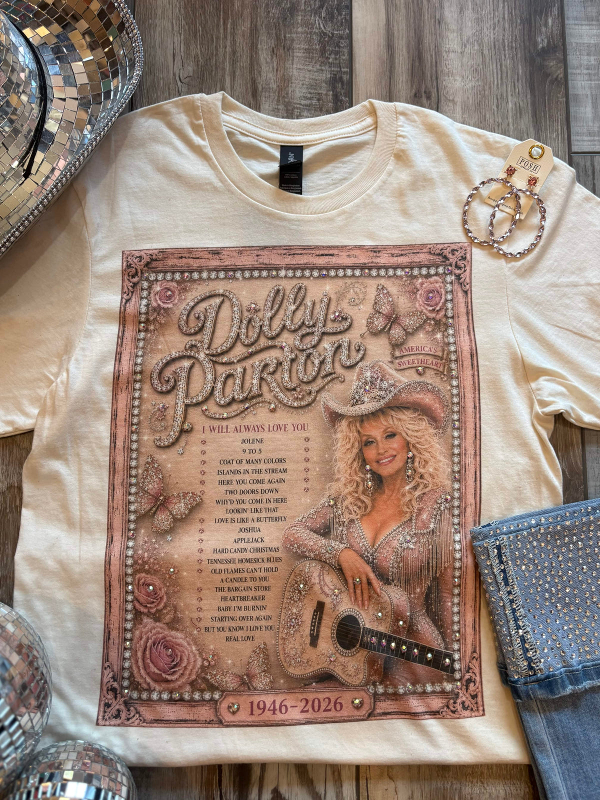 Wild Horse Boutique Dolly Song Graphic Tee