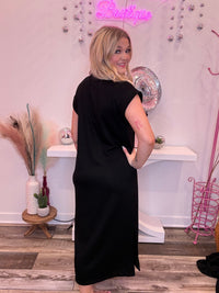 Wild Horse Boutique Dress Black Maxi Dress