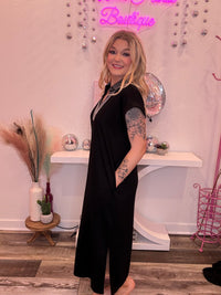 Wild Horse Boutique Dress Black Maxi Dress