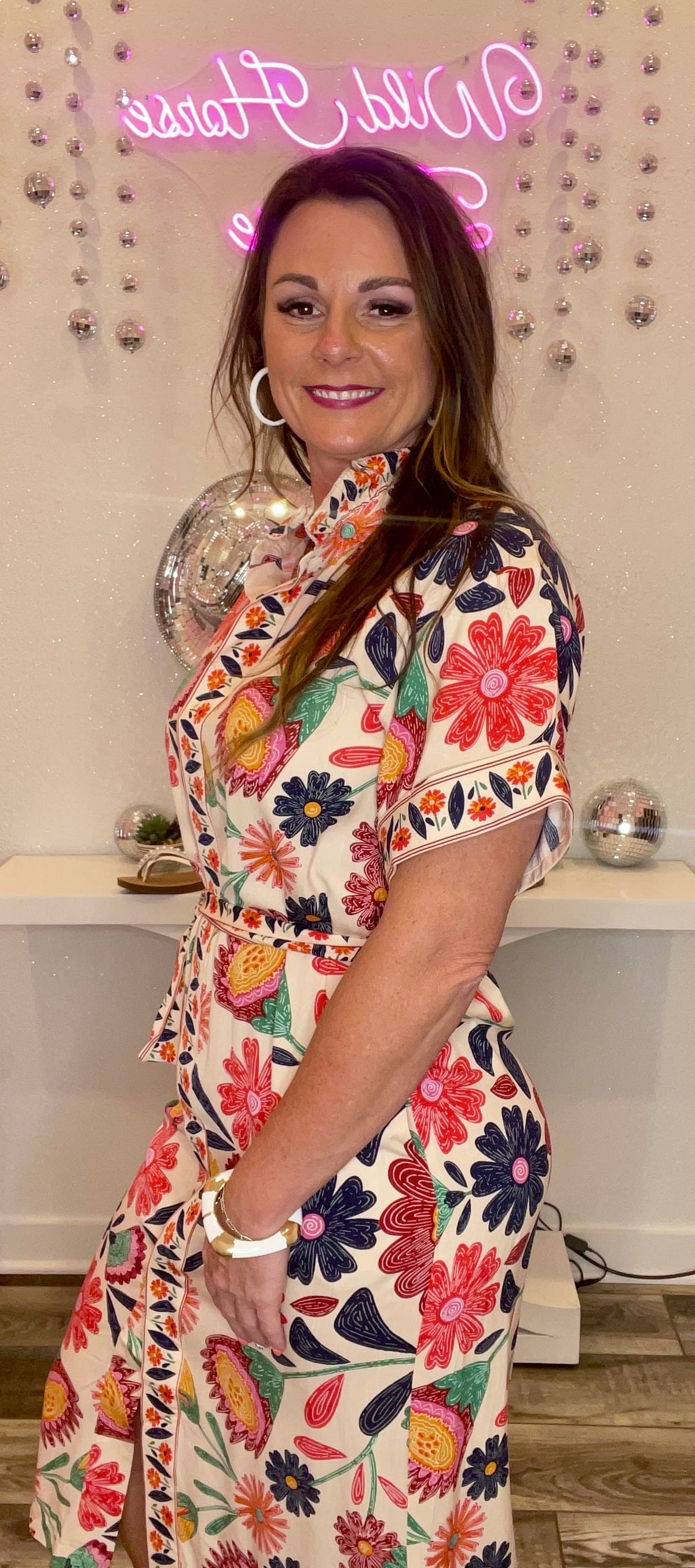 Wild Horse Boutique Dress Floral Summer Vibes Dress