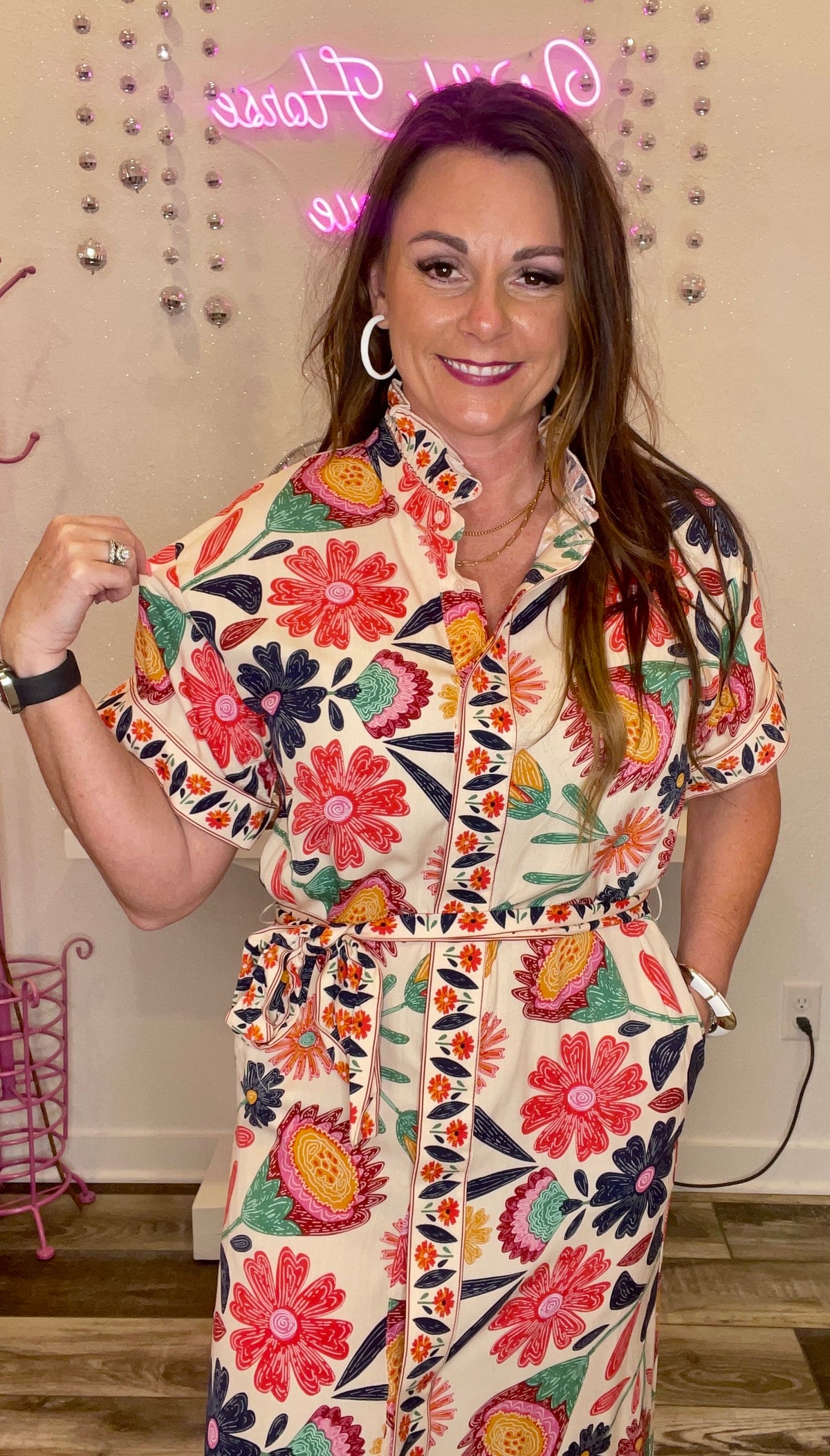 Wild Horse Boutique Dress Floral Summer Vibes Dress