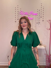 Wild Horse Boutique Dress Green Dress