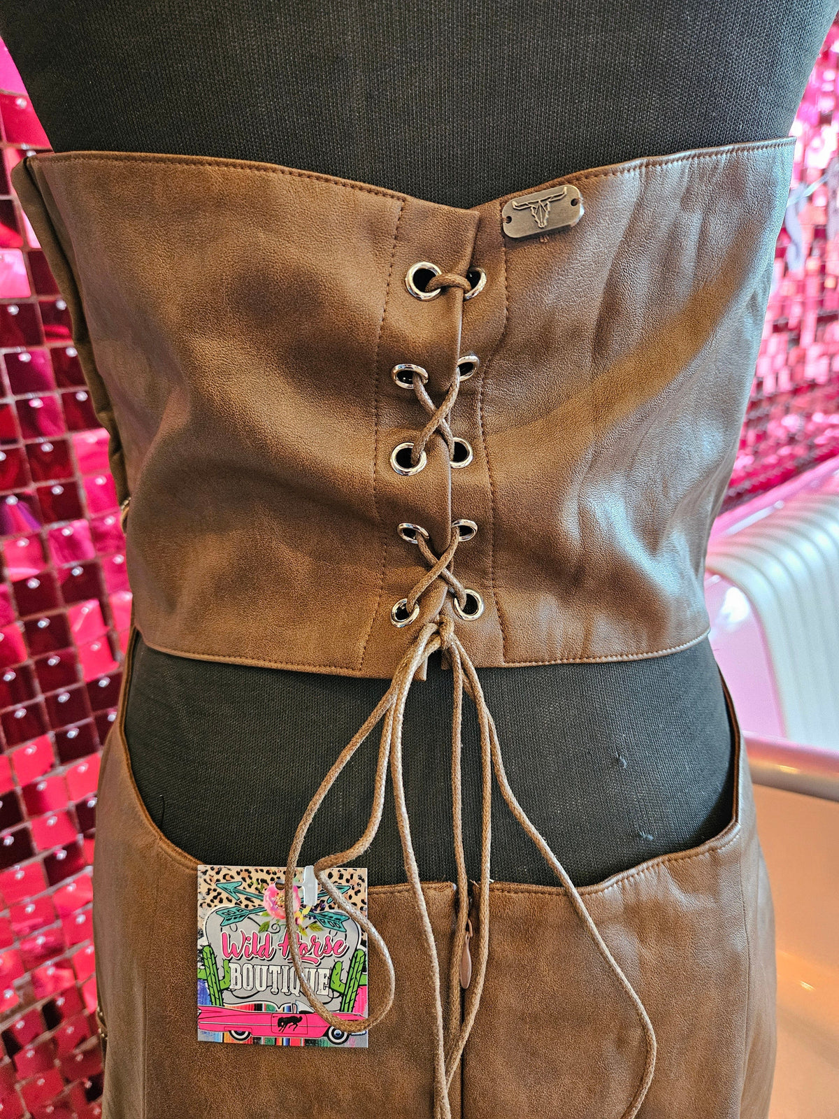 Wild Horse Boutique Dress The Boot Stitched Dress