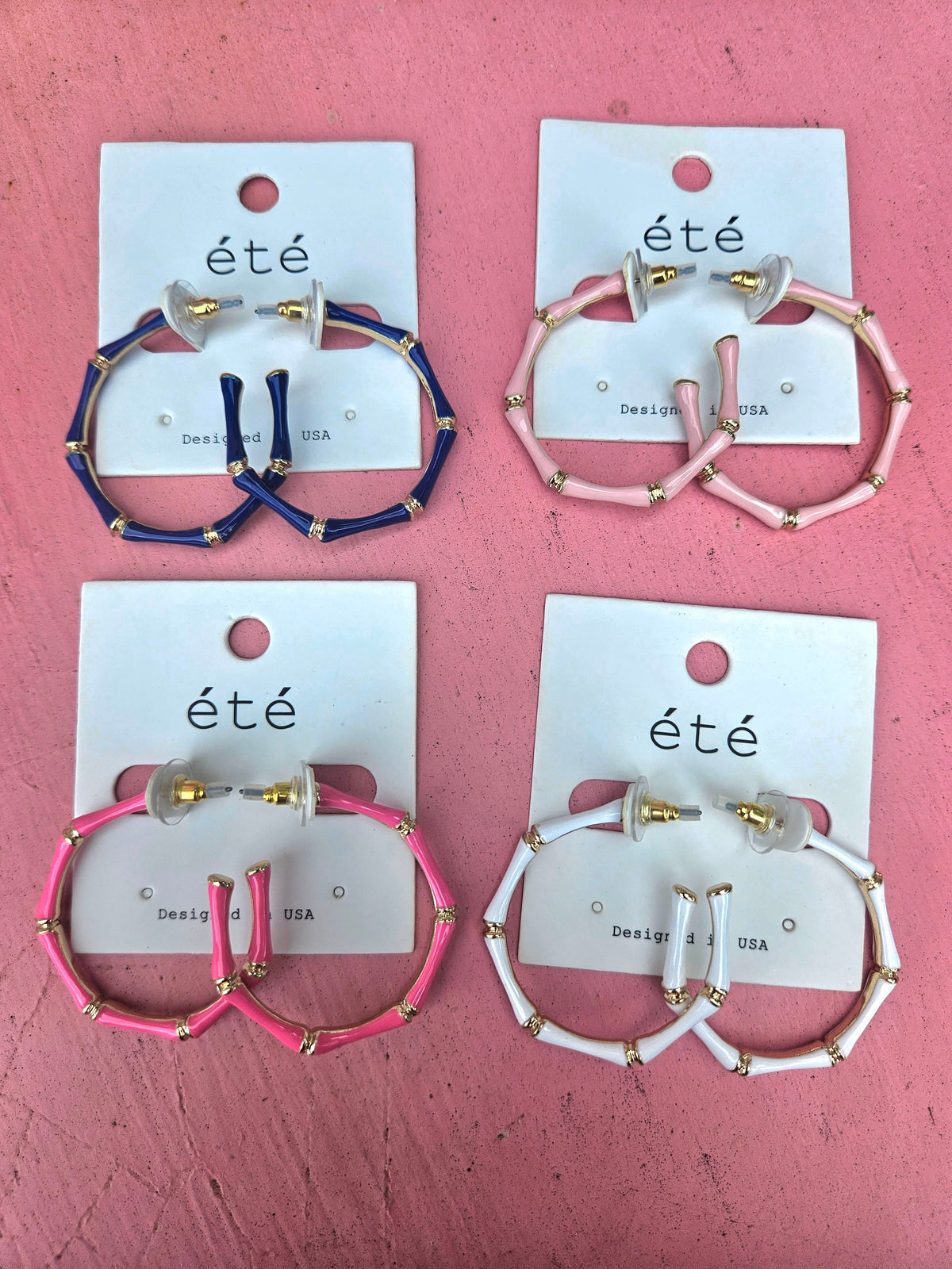 Wild Horse Boutique Earrings Bamboo Hoop Earrings