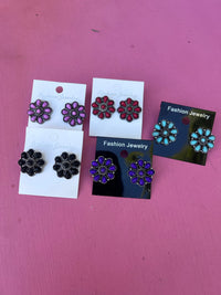 Wild Horse Boutique Earrings Faux Cluster Earrings