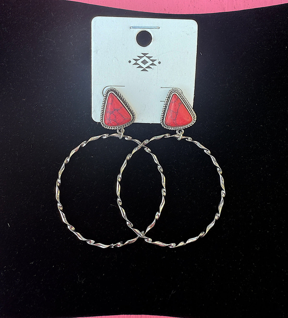 Wild Horse Boutique Earrings Western Hoop Earrings