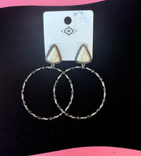 Wild Horse Boutique Earrings Western Hoop Earrings