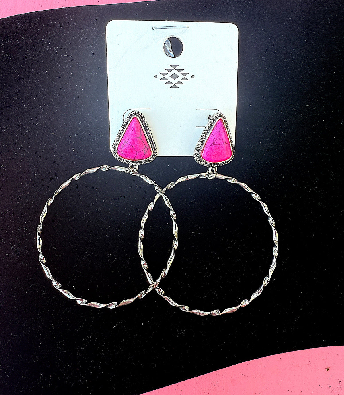 Wild Horse Boutique Earrings Western Hoop Earrings