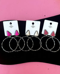 Wild Horse Boutique Earrings Western Hoop Earrings