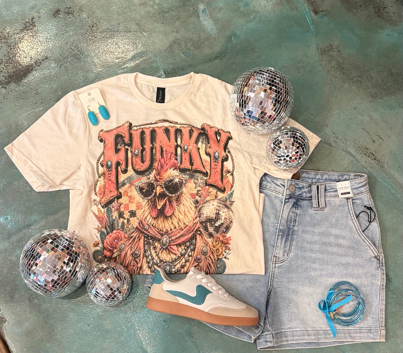 Wild Horse Boutique Funky Chicken T-Shirt