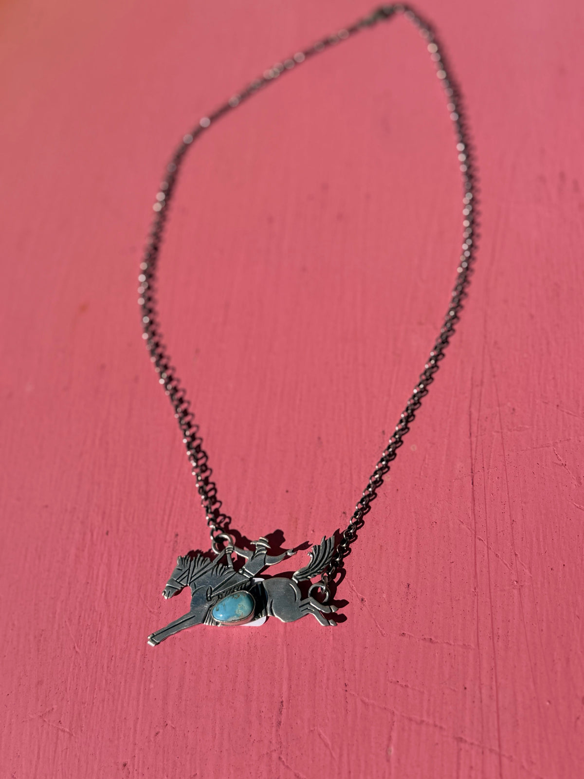 Wild Horse Boutique Genuine Horse Necklace with Stone