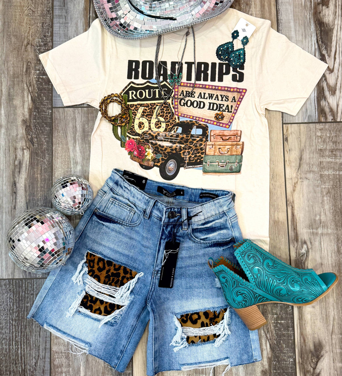 Wild Horse Boutique Graphic tshirt Road-Trip Tee