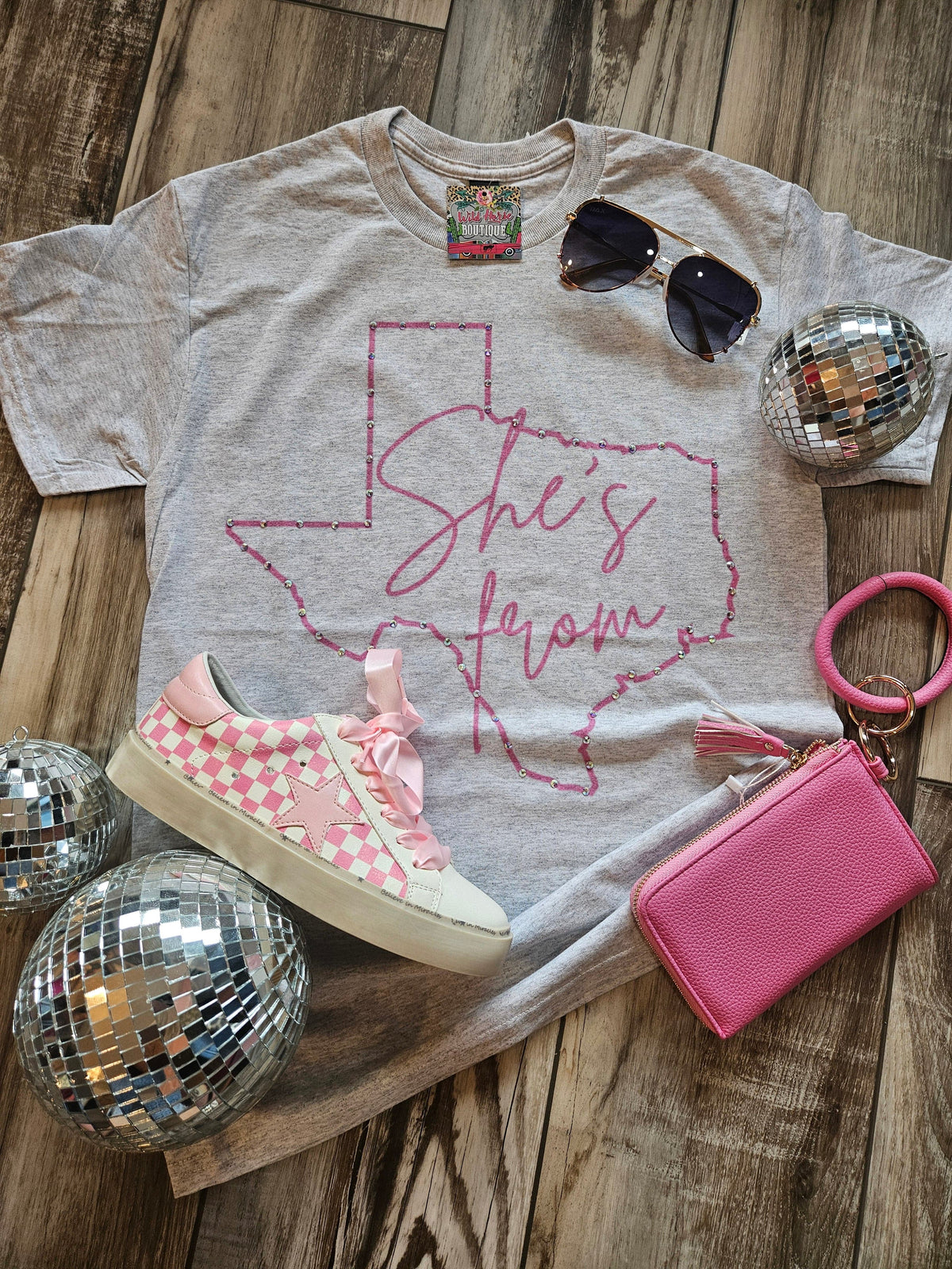 Wild Horse Boutique Graphic tshirt She’s From Texas Tee