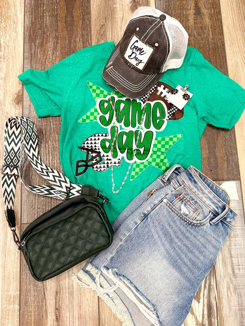 Wild Horse Boutique Graphic tshirt The Green Gameday Tee